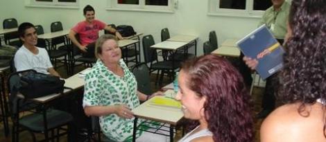 Descontração em sala de aula