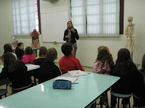 Alunos aprendem a importância de uma boa alimentação