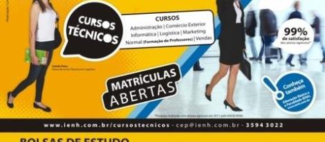 Bolsas de Estudo para Cursos Técnicos da IENH Bolsas de Estudo para Cursos Técnicos da IENH