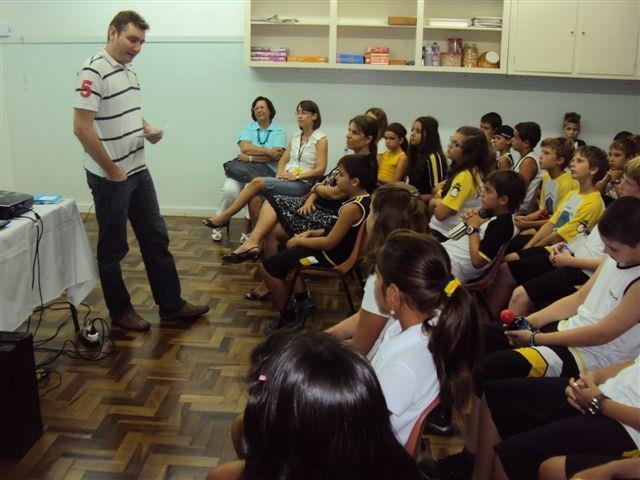 Aula inaugural para alunos do 5º ano