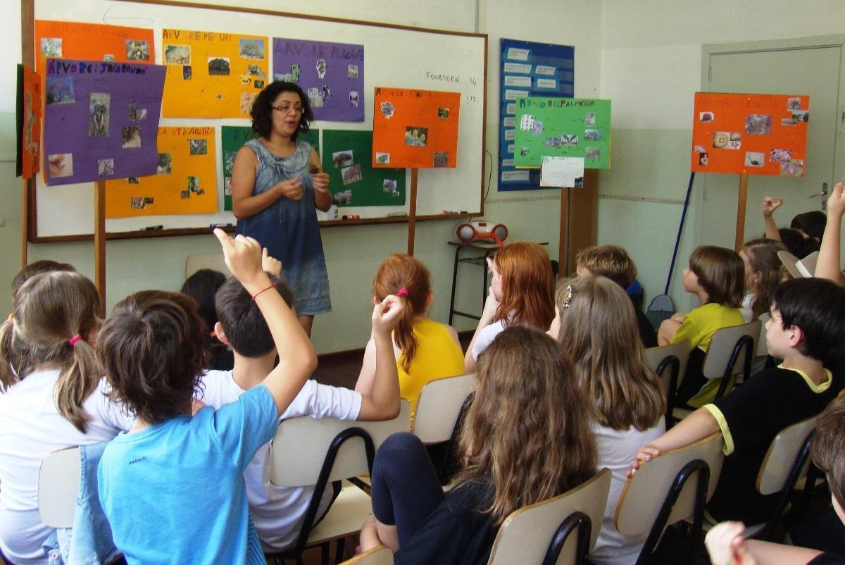 Estudantes realizam pesquisa e apresentação sobre as árvores brasileiras