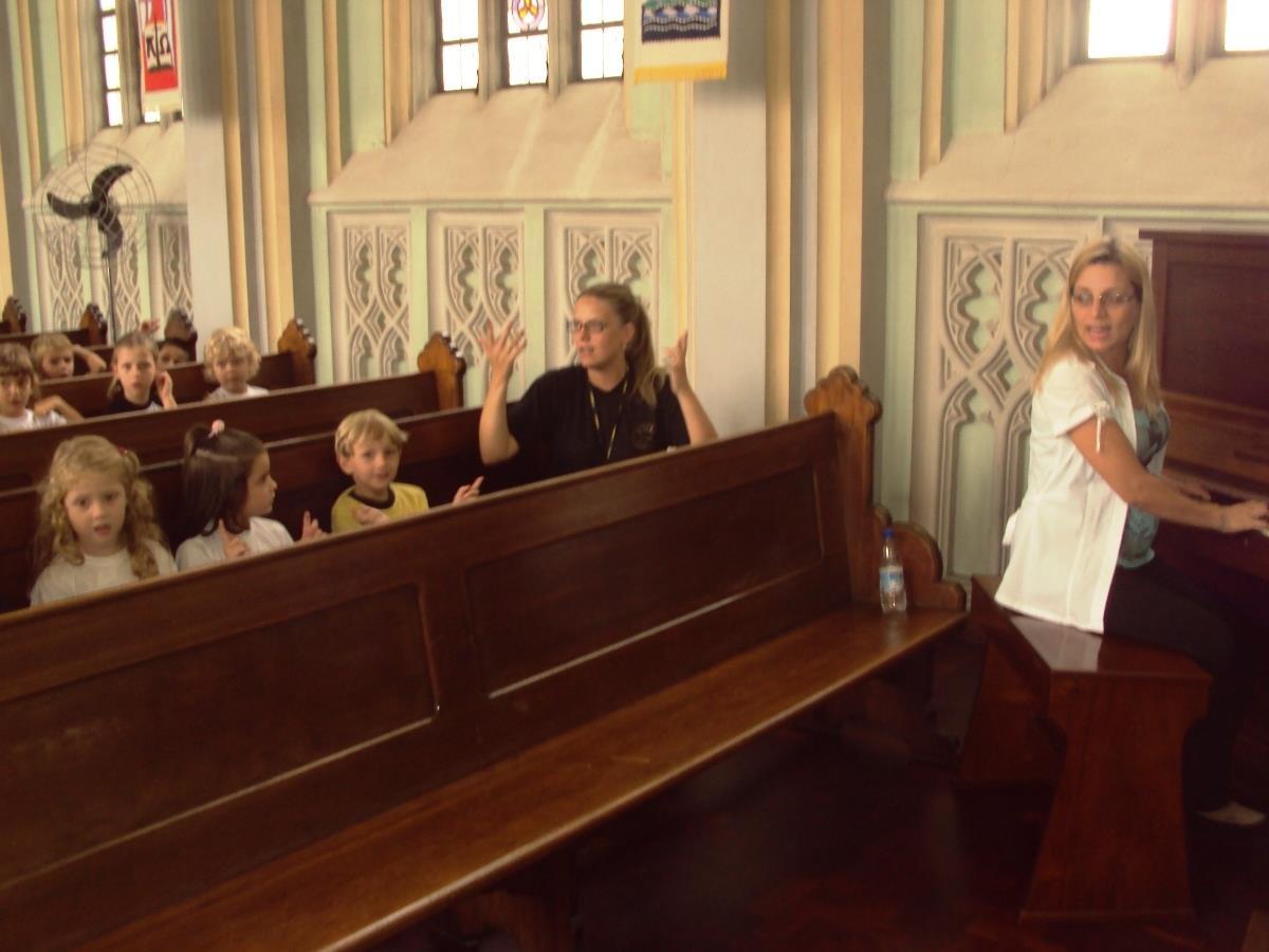 Culto de boas-vindas na Unidade Oswaldo Cruz