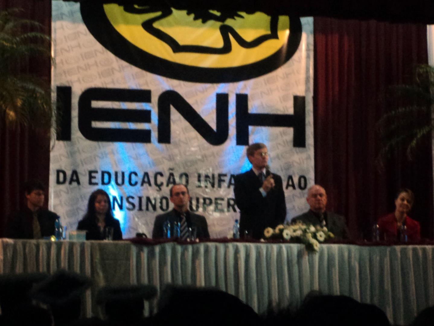 Solenidade de Formatura de estudantes dos Cursos Técnicos da IENH