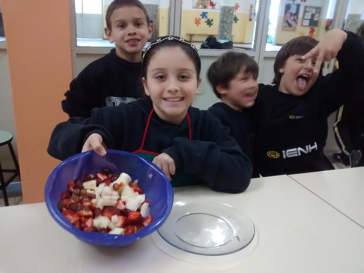 Aula saudável, deliciosa e divertida 