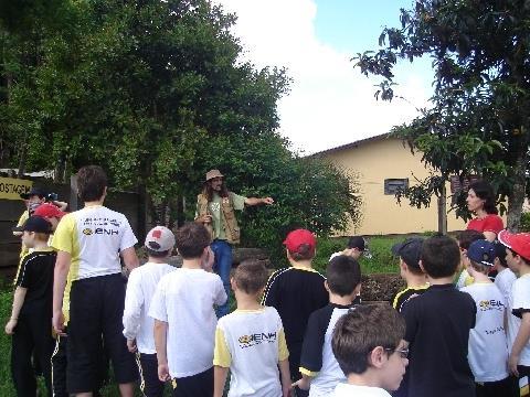 Alunos visitam o projeto ECOVIV em Nova Petrópolis