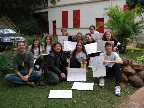 Alunos da Unidade Fundação Evangélica trabalham com os princípios e valores da IENH