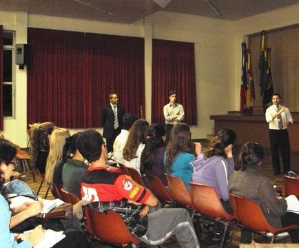 Palestra sobre Bolsa de Valores na IENH