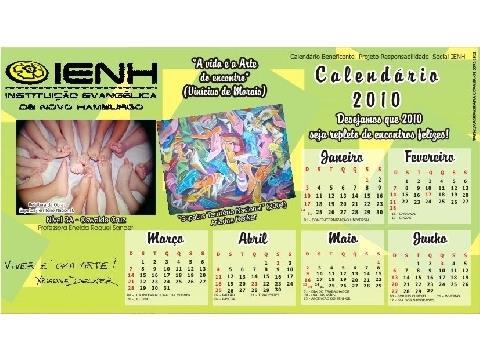 Calendário beneficente na Unidade Oswaldo Cruz