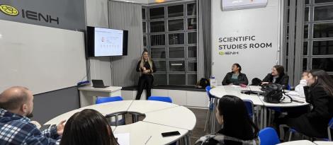 Palestra com Influencer Digital para turma do Curso Técnico em Administração