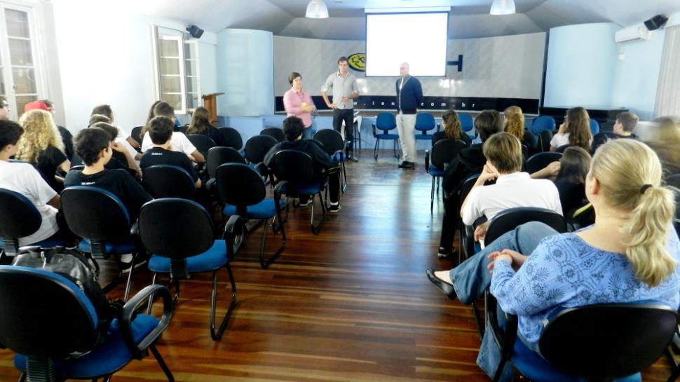 Palestra para falar sobre o Intercâmbio na Alemanha