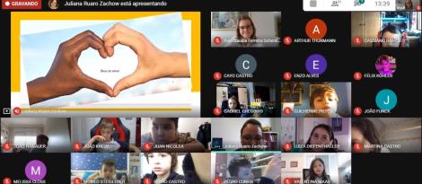 Pastoral Escolar promove momentos de meditação nas aulas on-line Pastoral Escolar promove momentos de meditação nas aulas on-line